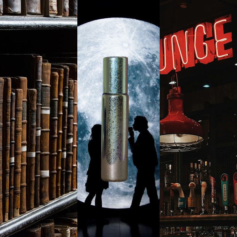 Trio, inspired by Maison Margiela : Moon Dance, Jazz Lounge, Library Whispers